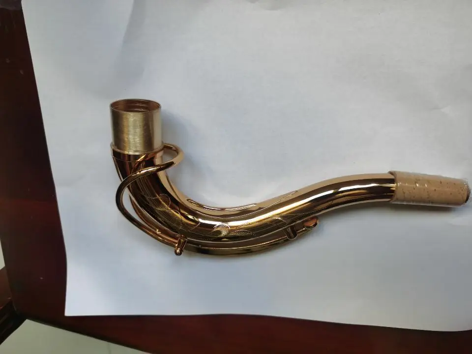 رقبة ساكسفون تينور من النحاس الألماني المطلي بالذهب من Pro Eastern Music SBA