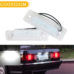 2Pcs LED License Number Plate Light For BMW 3-Series E30 5-Series E12 E28 6-Series E24 7-Series E23 For M1 E26 For Z1 Roadstes
