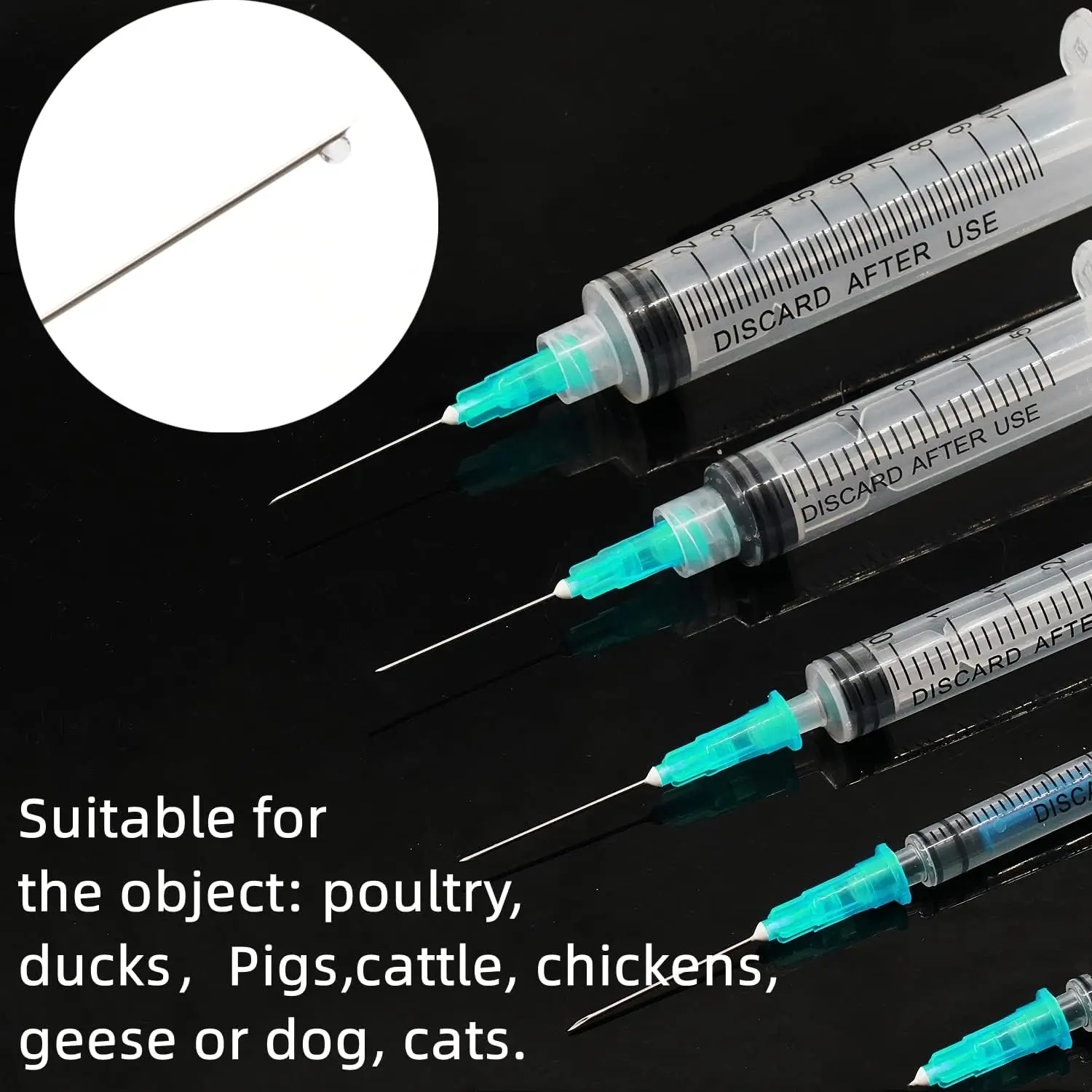 5ml Luer Lock Syringe, Suitable for Pets and Farm Animals, Industrial Use, Laboratory Dispensing, Crafts, DIY Clothing Supplies, Nail Art, Rhinestone Application, Laboratory Dispensing, Industrial Feeding, Pet Feeding, Multi-Purpose, Scientific Laboratories, Plant Irrigation, Aquarium Water Change Syringe view 3
