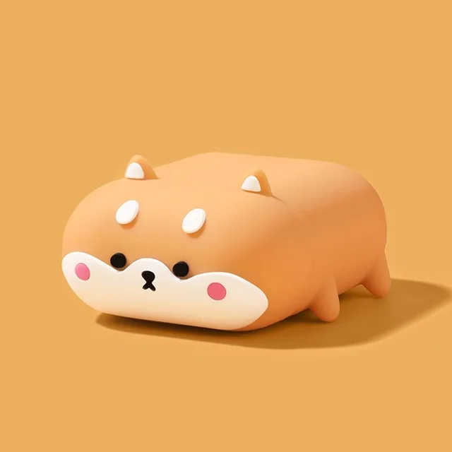 Etui z kreskówek Dog Corgi do słuchawek Airpods 1 2 3 Silikonowe etui na słuchawki Bluetooth Bezprzewodowa osłona ochronna do słuchawek AirPods Pro Shell Comfort