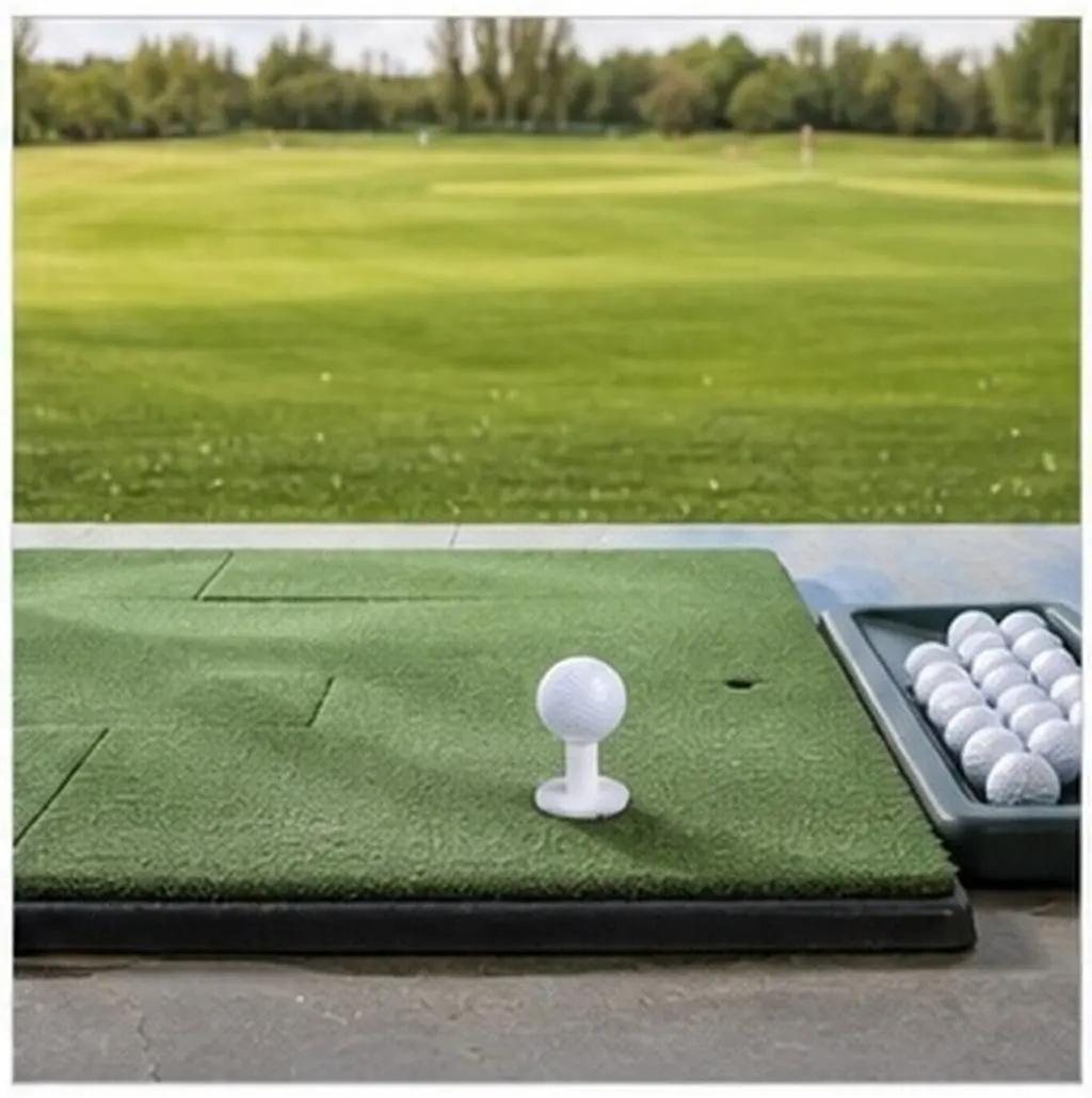 10Pcs Castle Tees Rubber Golf Tees Extra Wide Base for Maximum Stability Works Stand Alone Or with Driving Range Mats Indoor