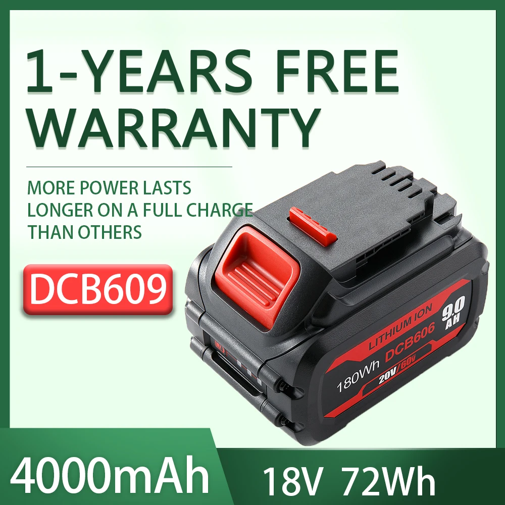 

20V /60V 12.0Ah Replacement Compatible with Dewalt DCB609 DCB606 DCB612 DCB205 DCB200 DCB204 DCB206 Compatible with All 20V/60V