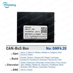Car Radio CANBus Adapter GMF6.20 For Opel Astra J K Mokka X Insignia Karl Corsa E Adam Chevrolet Tahoe Aveo Spin Buick Excelle