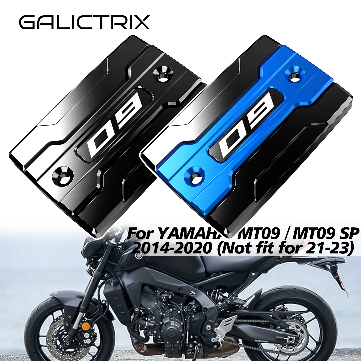 

For Yamaha MT09 MT-09 FZ09 MT 09 2014-2020 2019 2018 Motorcycle Front Brake Fluid Reservoir Cover Engine Oil Filler Cap Tank Cap