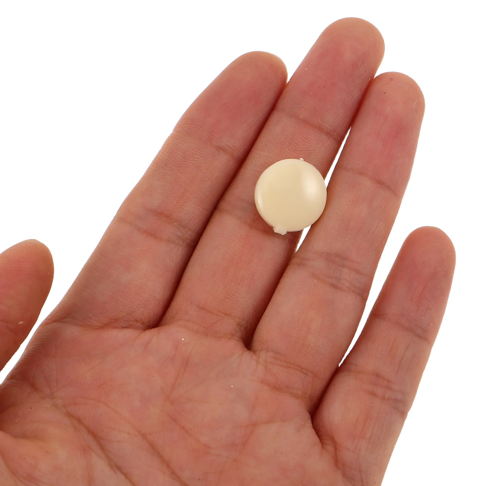 

500Pcs Plastic Screw Cover Hinged Caps Decorative Self-Tapping Screw Hole Dust Protection for Furniture Decoration