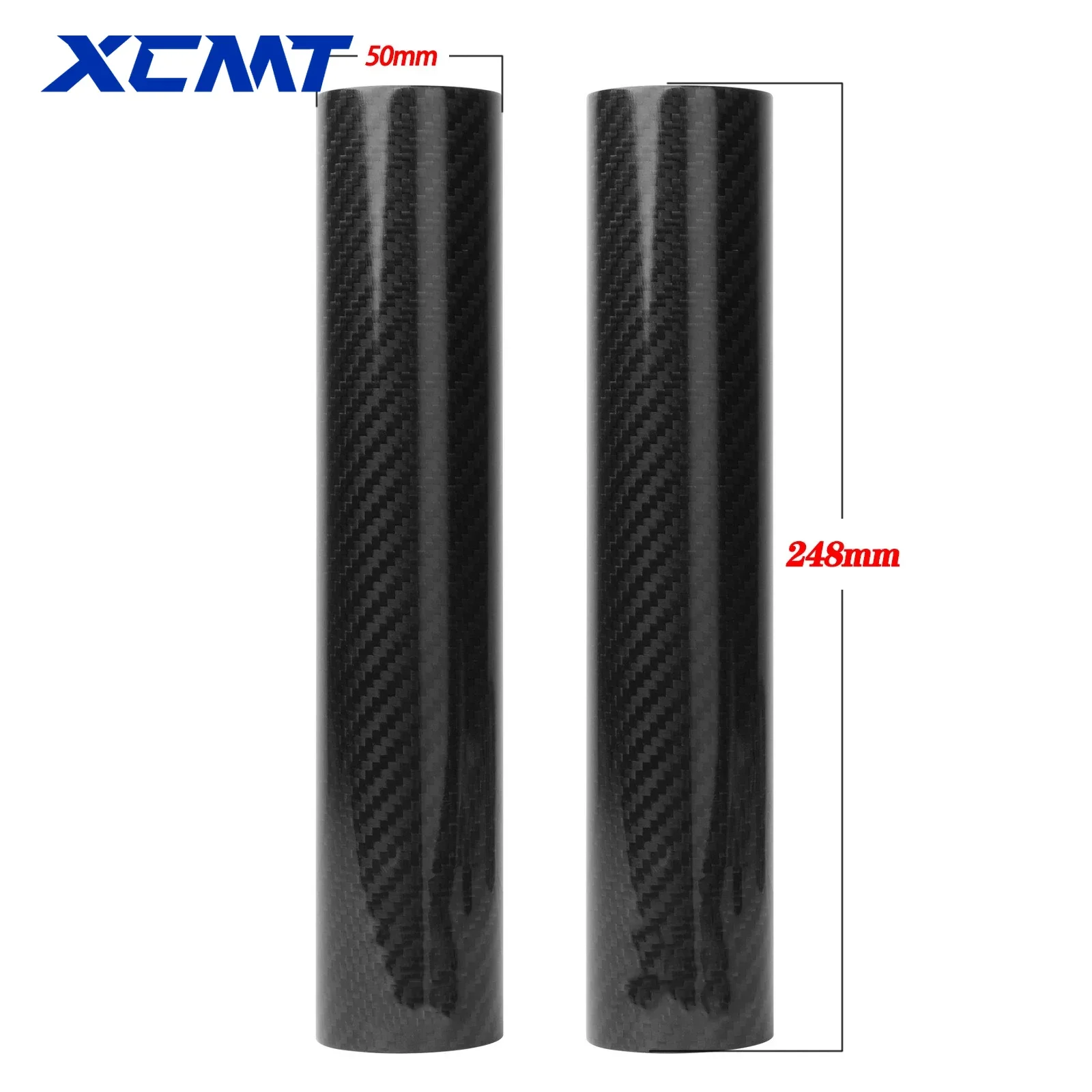 160mm 178mm 202mm 225mm 248mm 260mmCarbon Fiber Front Fork Guard Wrap Cover Motocross For Honda Yamaha Kawasaki Suzuki KTM CRF