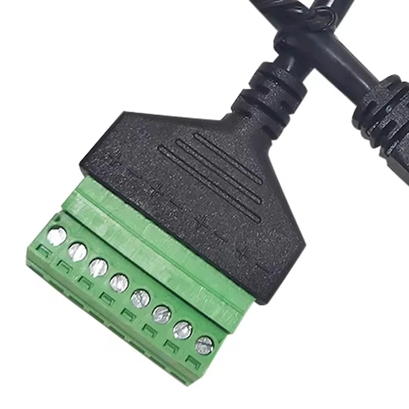 20cm RJ45 to Screw Terminal Block 8p Connector Ethernet Crystal Head Hot Sale in Stock