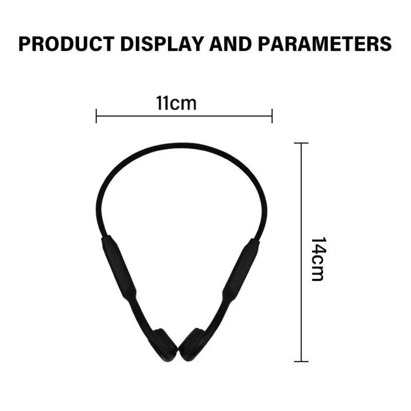 X7s سماعات توصيل العظام IPX-8 32 جيجابايت ذاكرة مشغل MP3 LED بطارية مقاومة للماء سماعة أذن تلتف حول الرأس