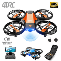 4DRC V8 Mini Drone 4k Profession HD Wide Angle Camera 1080P WiFi FPV Drone Height Keep Foldable Gesture Control Quadcopter Toys