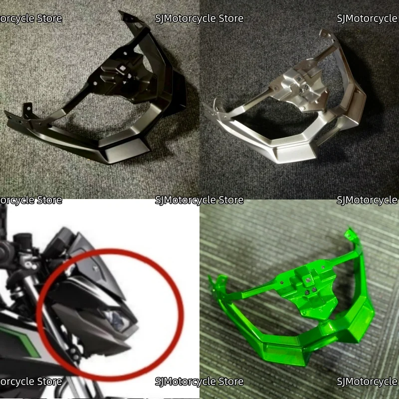 Carena Anteriore Faro Copertura Pannello Frontale Moto Accessori Compatibile con Kawasaki Z500 2024 2025 2026