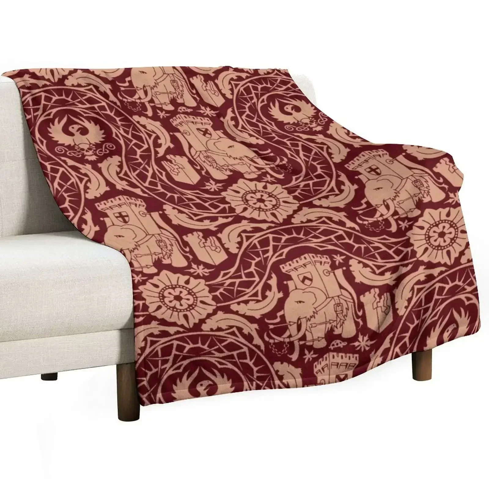 

Battle Mammoths Throw Blanket Blankets For Sofas warm for winter halloween Blankets