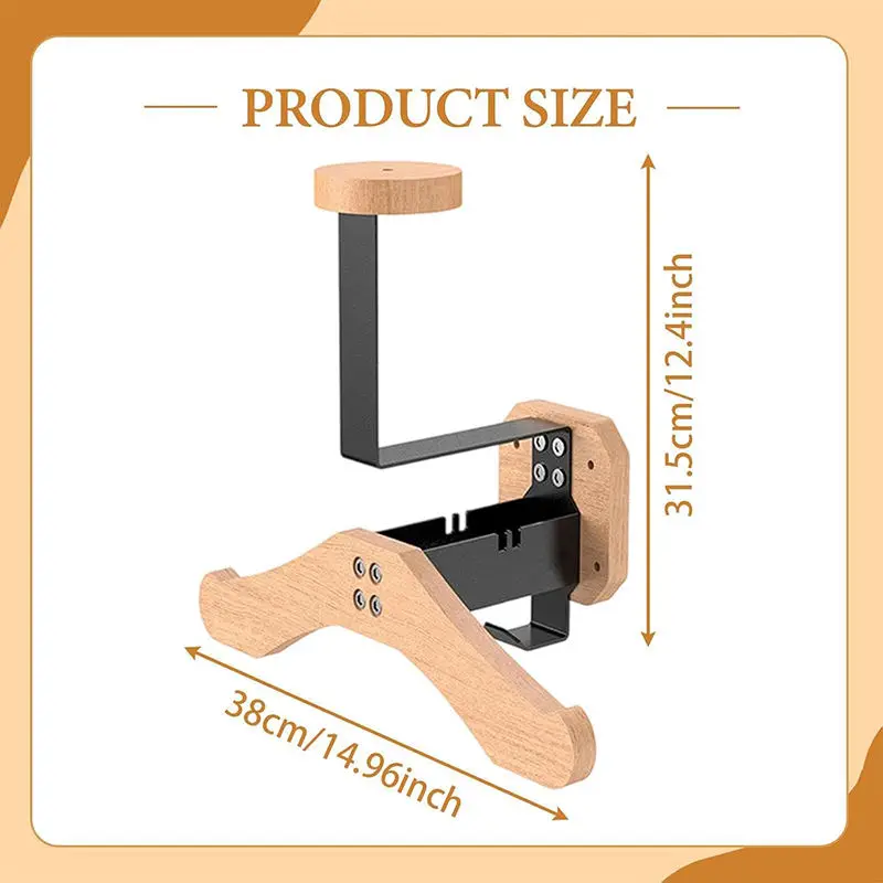 Tactical Gear Stand, Wall Mounted Gear Rack Motorcycle Helmet Holder Wall Mount Display Versatile Wall Rack