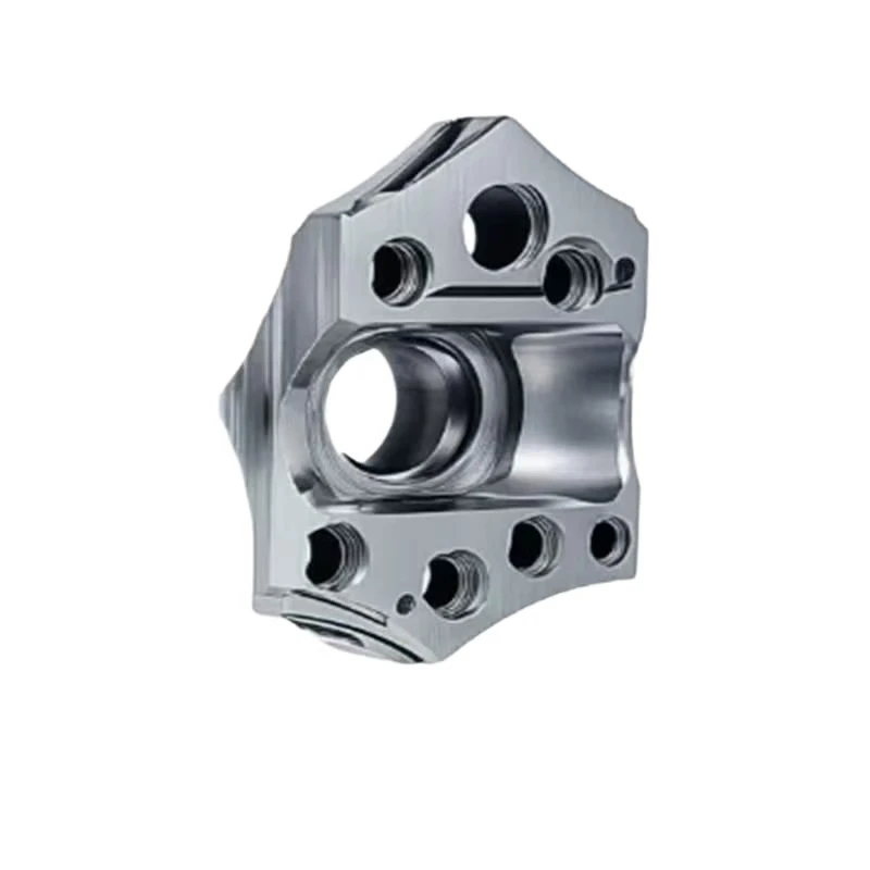Aluminum alloy/stainless steel custom CNC machining machinery manifold multi-threaded hole mechanical parts