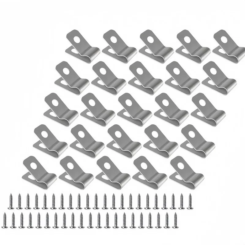 

275 Clips + 275 Nails, Corrosion-Resistant Fence Clips, for Farm & Livestock Fencing