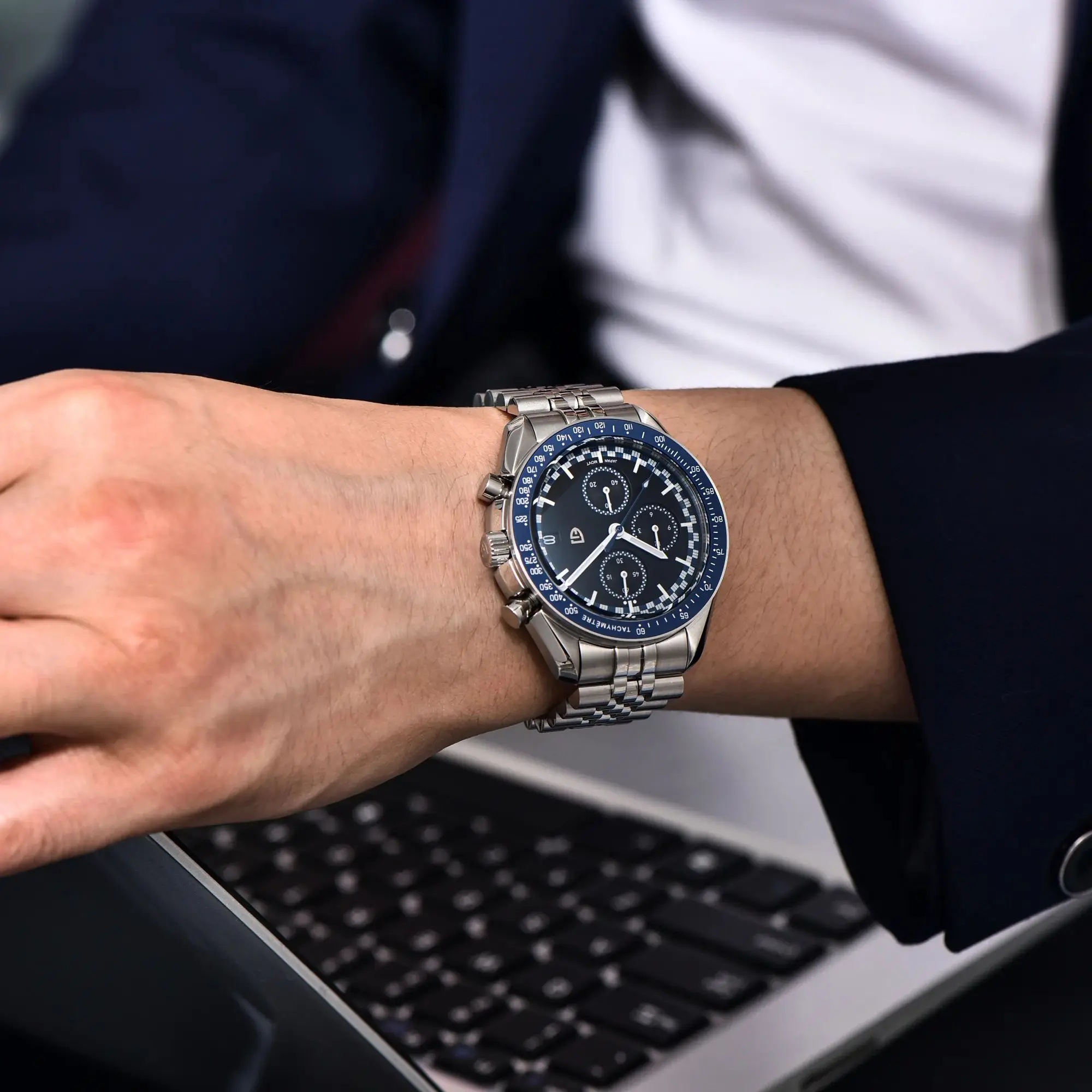 PAGANI DESIGN Sport Quartz Racing Chronograph AR Sapphire Crystal thumbnail 2