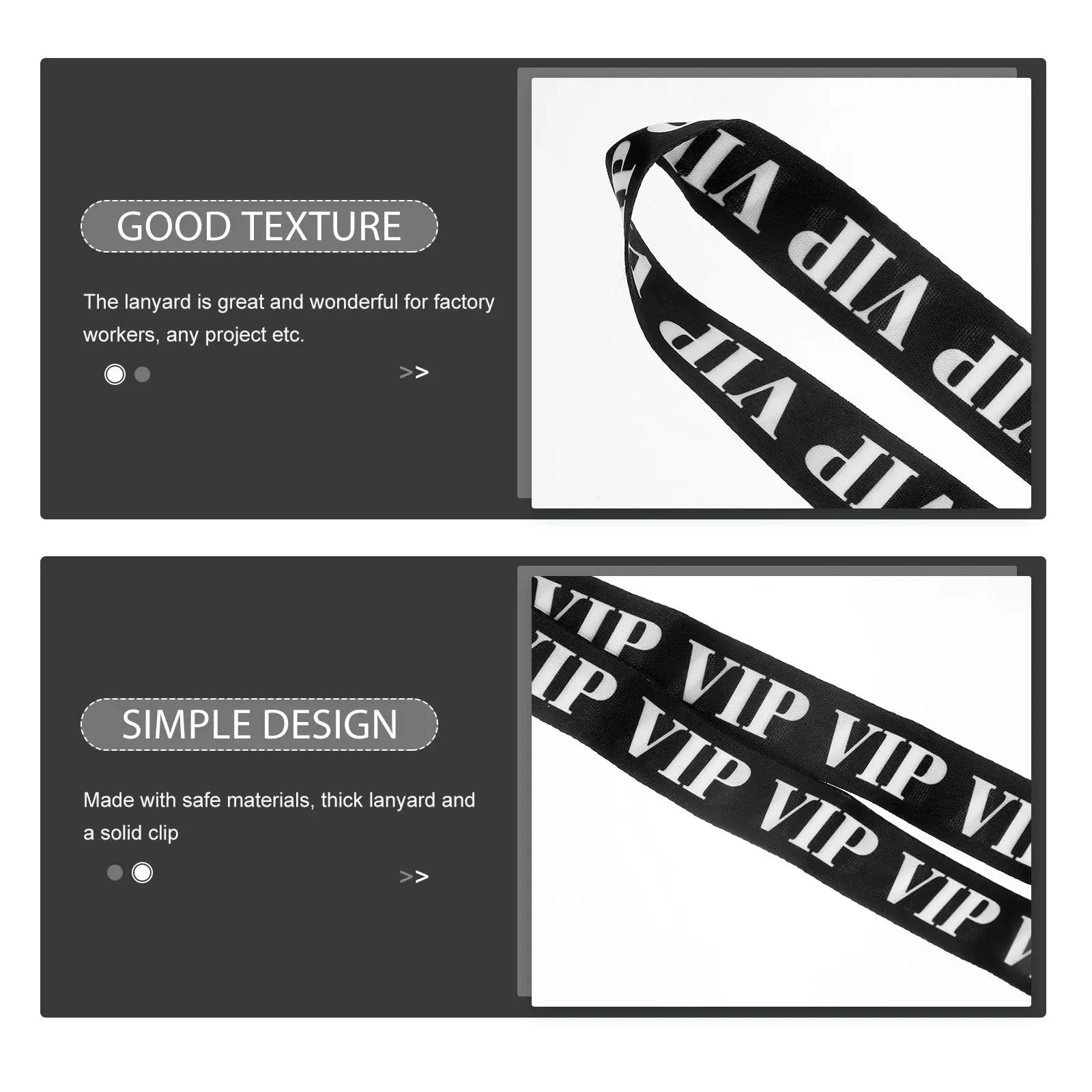 

2 шт. толстых полиэстеровых шнурков для рабочих ID-карт с клипсами-держателями для бейджей, для офиса, фабрики, повседневного использования, аксессуары для телефонов