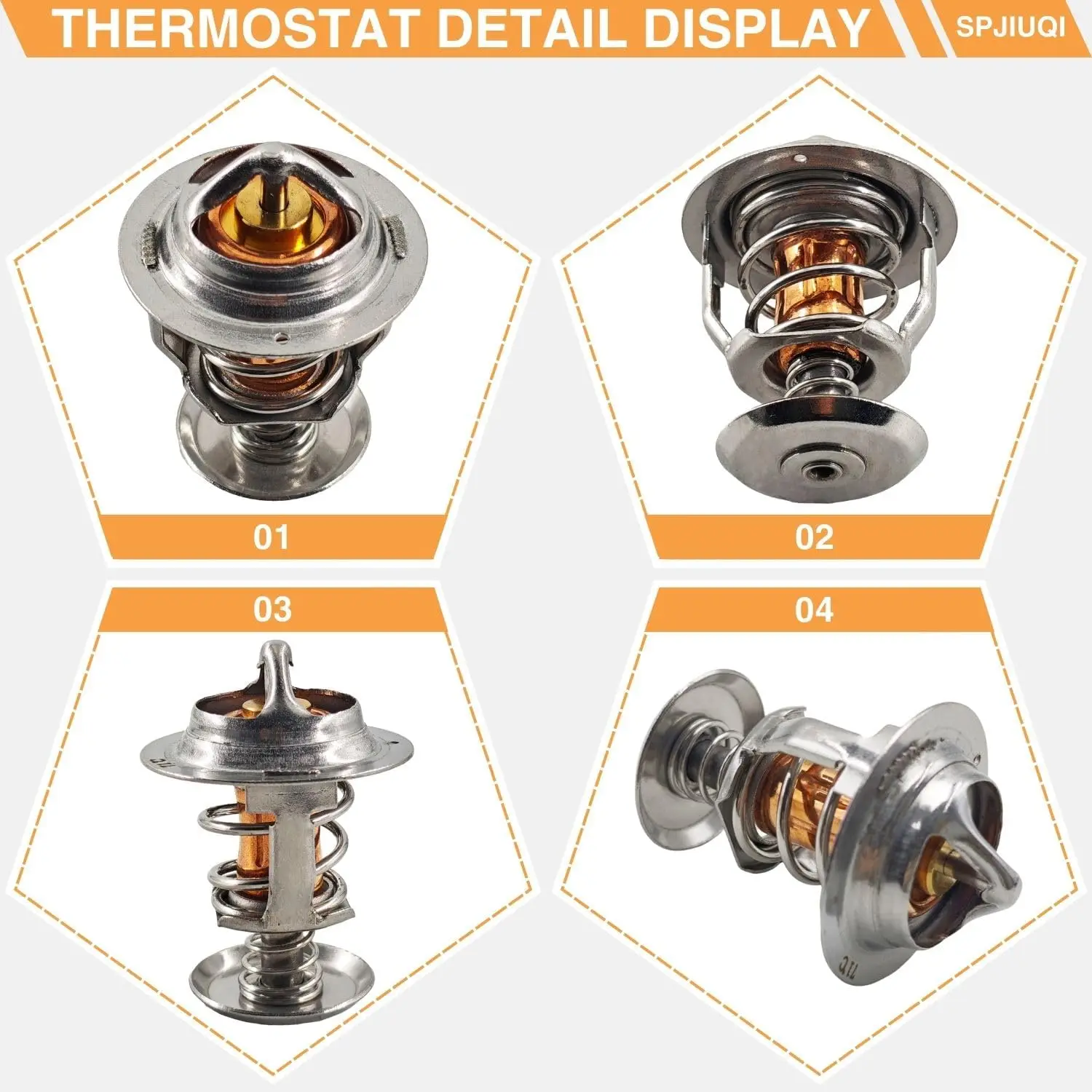 71°C 160°F 1A021-73010 6685520 Thermostat For Kubota V2203 V2403 D1503 D1703 Engine L2800 For Bobcat 5600 S130 S150 S160 S185 5