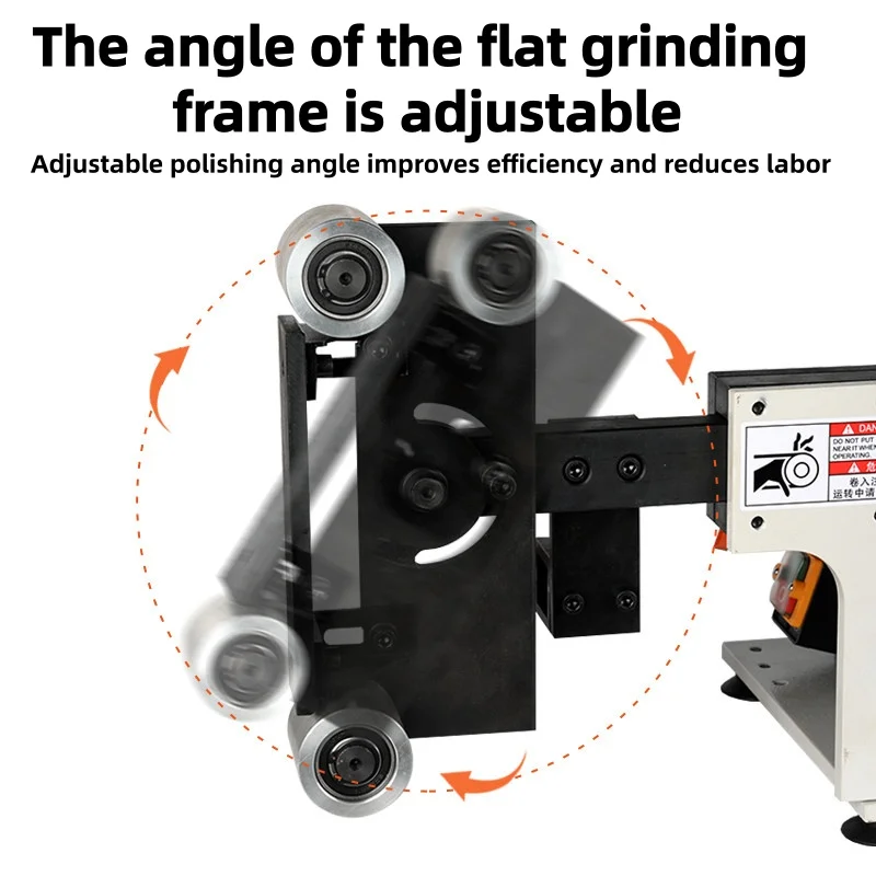 Industrial Vertical Belt Grinder Multi-Position Metal Sanding Machine Heavy Duty Knife Making Sharpener （Customized）