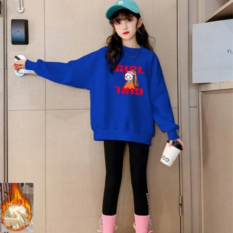 

Girls Hoodies Sweatshirts Cotton Tops Overcoat 2023 Cartoons Spring Autumn Windproof Kids Long Sleeve Children's Clothing