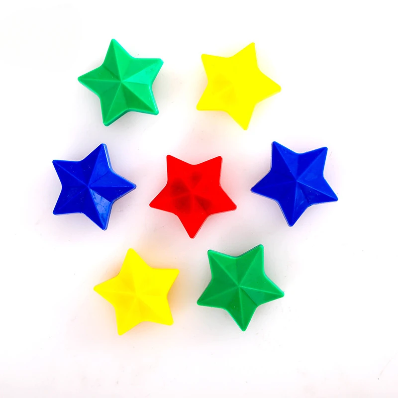 Five Pointed Star Magnetic Particle 40mm Whiteboard Magnetic Bead Magnetic Nail Magnet Stone Refrigerator Magnets 8 Pieces Pack
