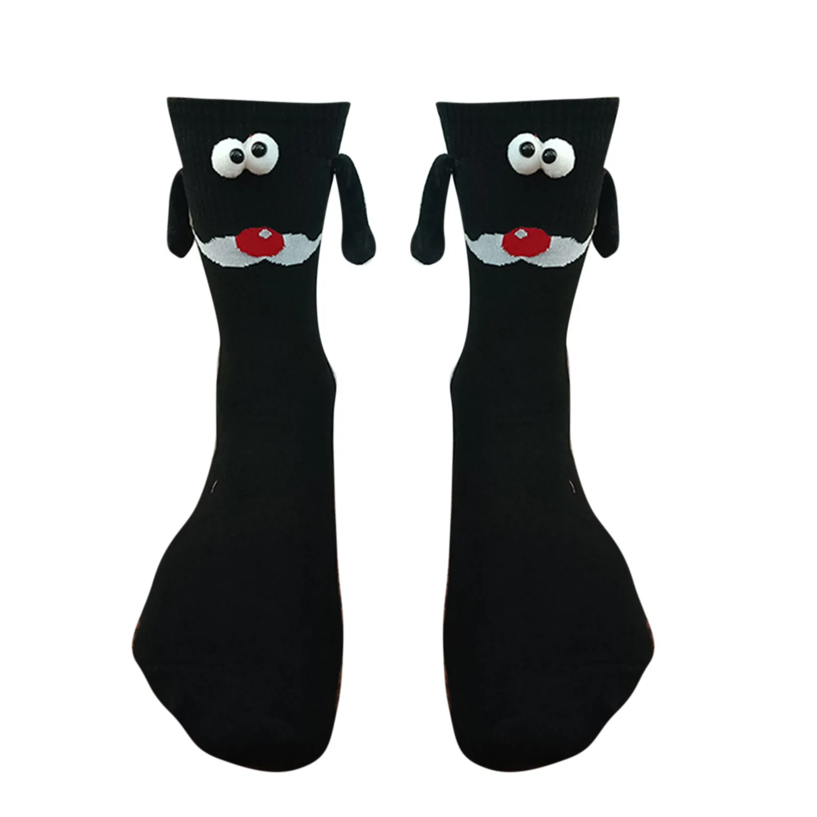 Coral Velvet Christmas Stockings Autumn And Winter Cotton Stickers Magnet Holding Socks Mid-rise Socks