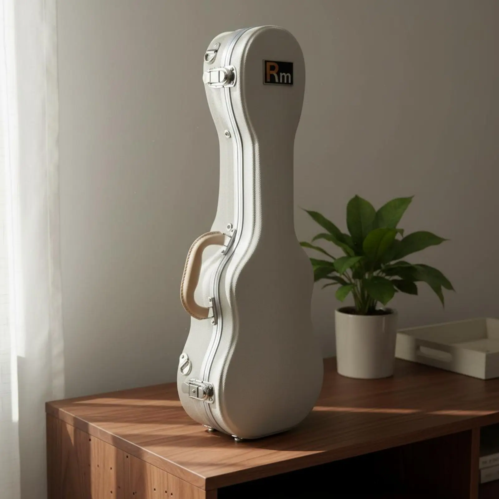 

21 Inch Ukulele Case Shockproof Small Four-String Instrument Case Lightweight Portable for Transport
