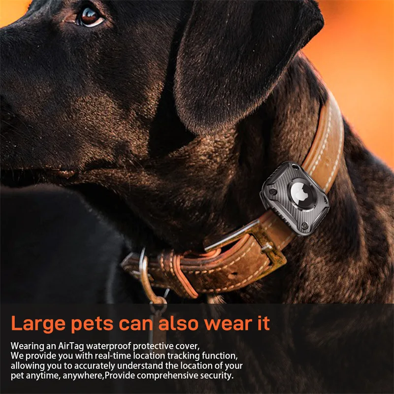 Eayburst Wasserdichte AirTag-Halterung für Hundehalsbänder, Schutzhülle, Ultra-robuste AirTag GPS-Tracker-Zubehör – Detail 7