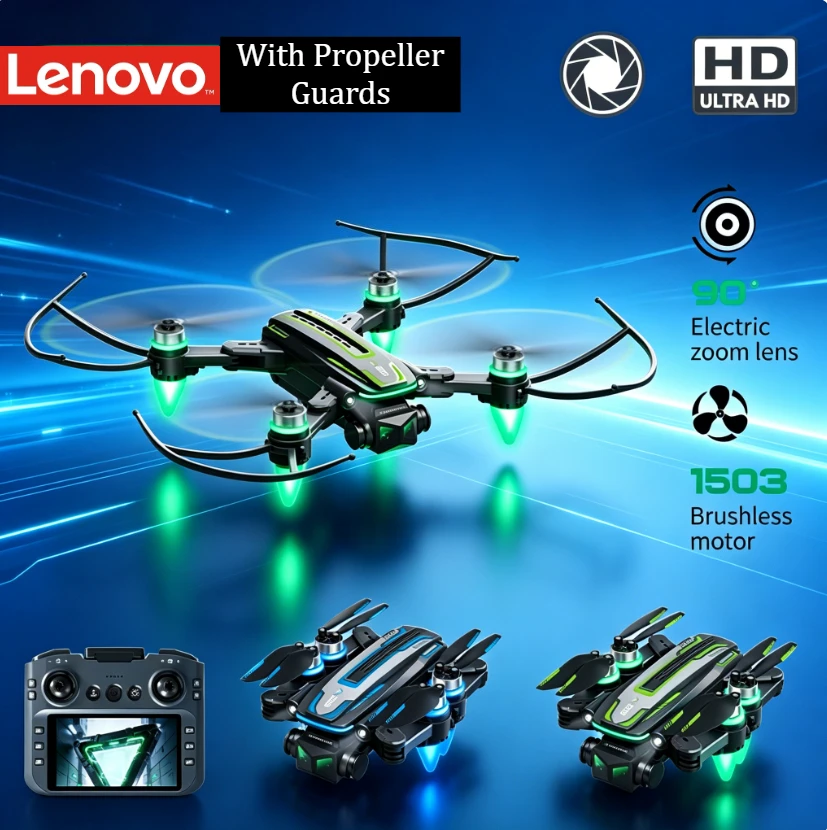 

Lenovo A28 Drone Omni-directional Intelligent Obstacle Avoidance System Headless Mode Optical Flow Hover One-key Takeoff Landing