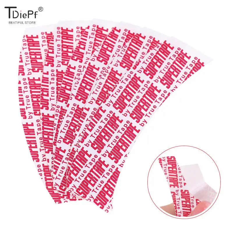 36pcs/lot Supertape Waterproof Hair Tape Double Side Adhesive Super Tape For Lace Wig Toupee Replacement Hairdresser Accessories