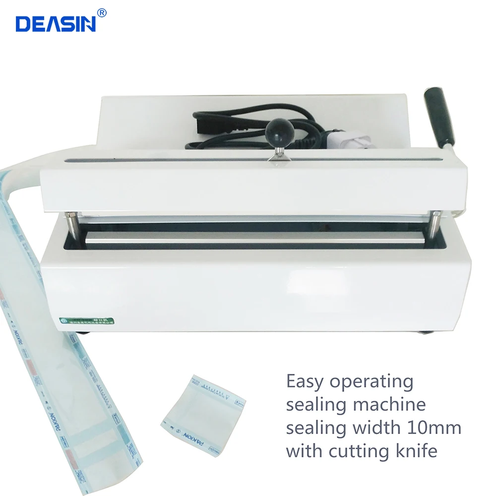 New Dental Sealer Medical Sealer Sterilization Bag Sealer Mouth Disinfecting Bag Sealing Machine with cutting knife