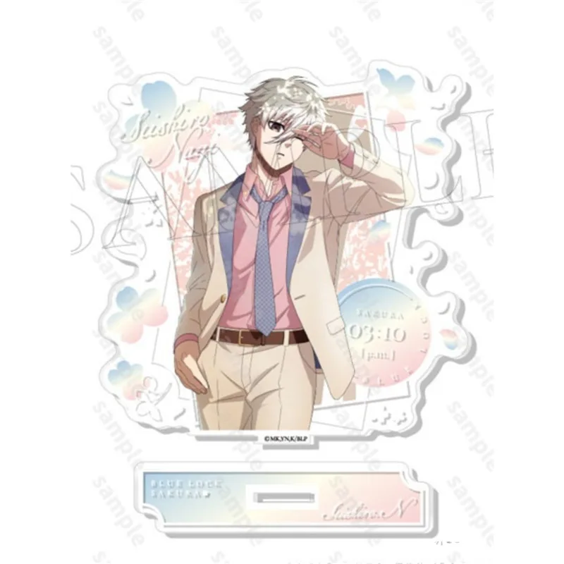 

Blue Lock Japanese Anime Peripherals SAKURA Version Isagi Yoichi/Bachira Meguru Acrylic Stand Collectible Desk Ornaments Boy Toy