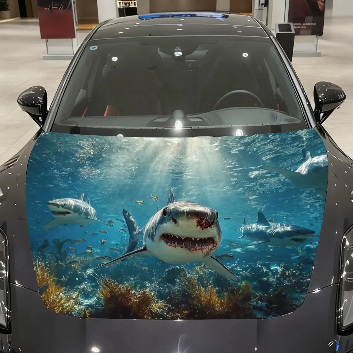 

Soaring Eagle Car Hood Stickers,stunning Car Film Stickers,waterproof And Wear-resistant,suitable For All Cars,decorative Hood P