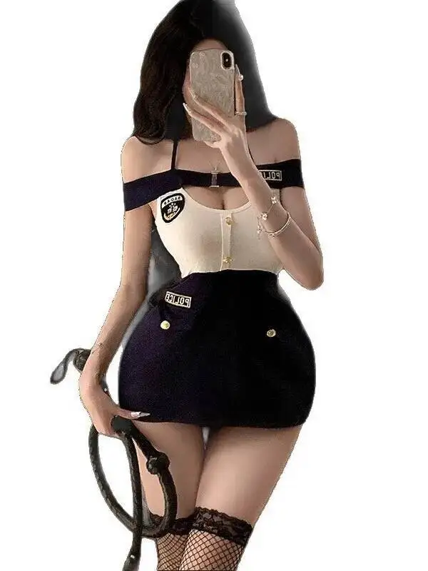 Pure Desire Honey 롤 플레잉 섹시한 드레스 여성용 우아한 백 레스 딥 V 민소매 교수형 넥 랩 힙 드레스 Charming CEAM