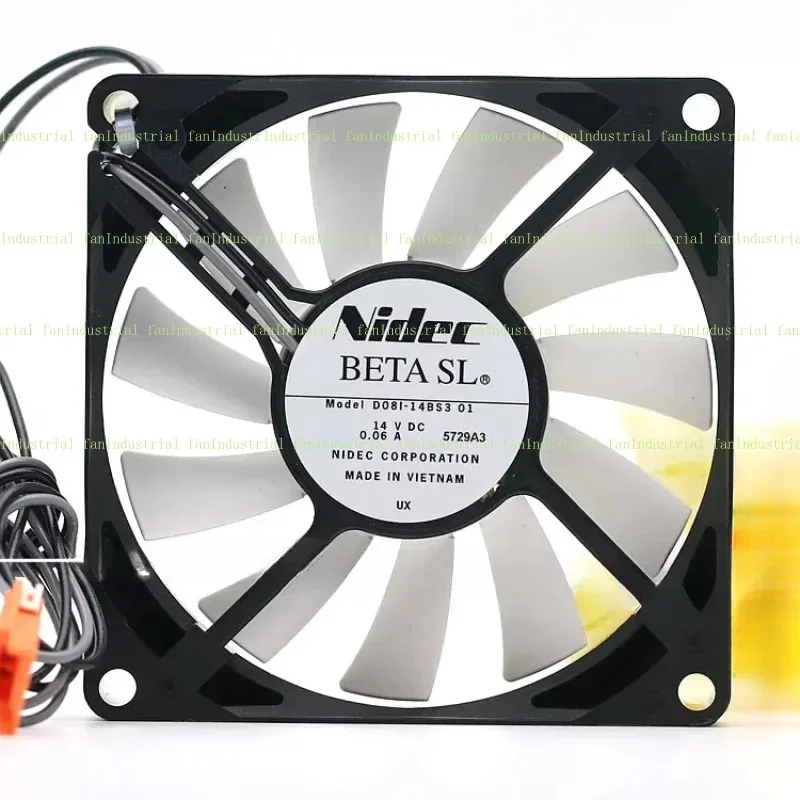 z-日本電産-d081-14bs3-14v-006a-80x80x15mm-2-線式サーバー冷却ファン