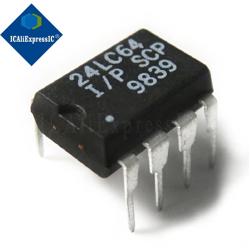 PIC24LC64-I/P, PIC24LC64, 24LC64-I/P, 10 개