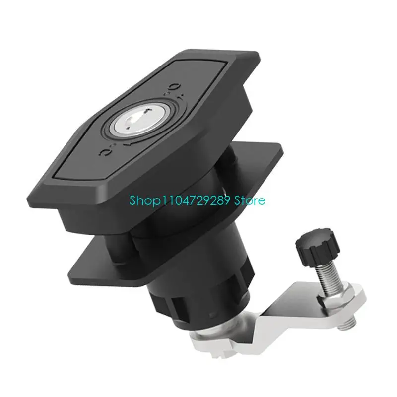 D8KE Handle Knob Durable Motorhome Entrance Door Lock Travel Trailer Safety Lock
