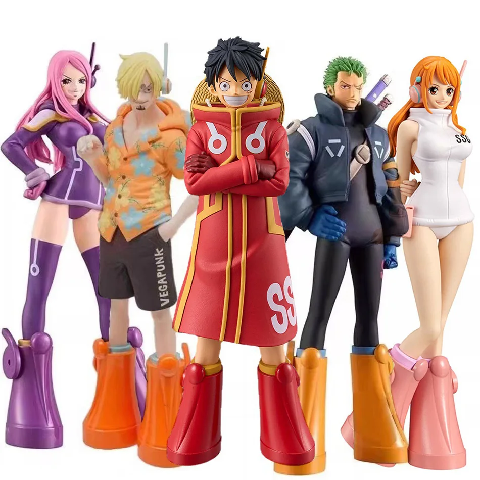 Figura de acción de One Piece para niños, Luffy, Zoro, Chopper, Nami, Land of Wano, juguetes de regalo, modelo de PVC coleccionable, 17cm