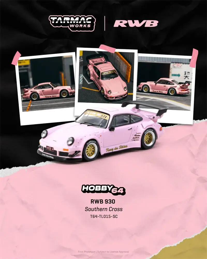 (예약 주문) TW 1:64 시빅 / GT3 / RWB930 / F40 다이캐스트 수집가용 차량 모델카