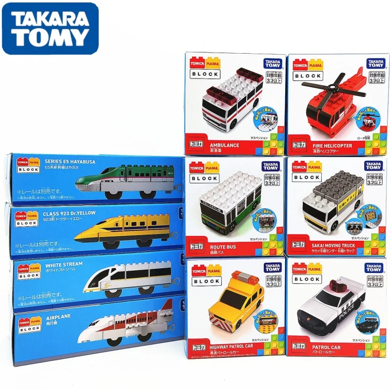 Takara Tomy Tomica Assembling Cars Buses Moving Trucks Freight Trains Car Alloy Toys Motor Vehicle Diecast Metal Model Toy Gifts