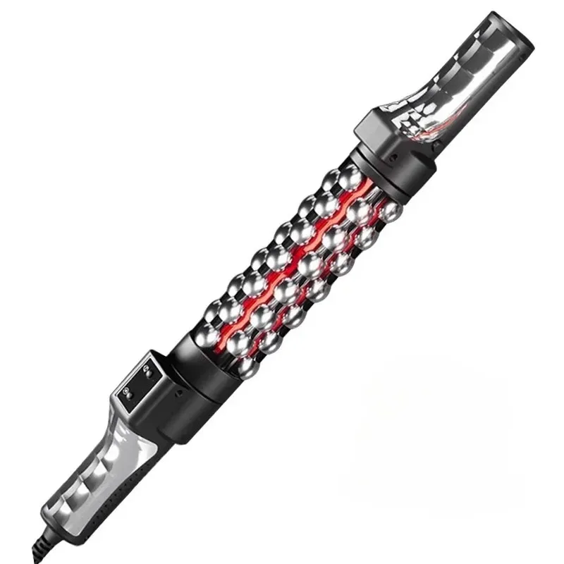 Muscle Body Relaxation New Electric Heating Roller 360 Rotating Massage To Relieve Fatigue Body Slender Massage Stick
