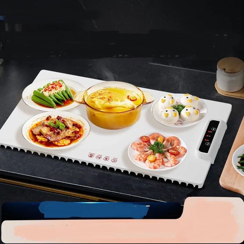 Foldable Silicone Food Warmer Large Capacity Fast Heating Warm Dish Mat Hot Plate Electric Food Warming Tray