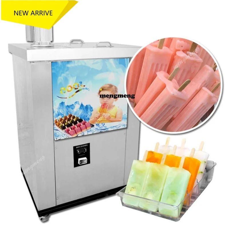 

Commercial Stainless Steel Air Cooling Ice Popsicle Maker Machine Small Making Ice Popsicle Machine For Snack Food Factory