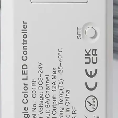 For Home Ambient Lighting LED Strip Controller 2.4G RF Controller IP30 Protection Rating For 5050SMD LED Strip