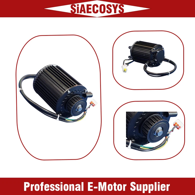 QSMOTOR QS90 72V 1000W Mid Drive Motor 55KPH for Electric Scooter Belt and Sprocket Type Motor