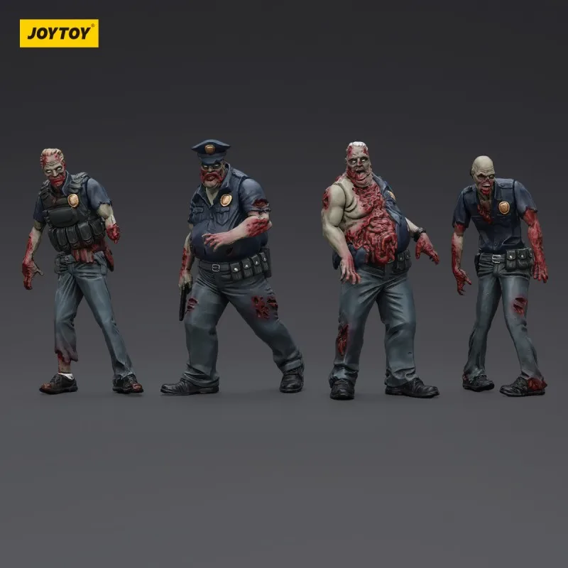 JOYTOY Dark Source Zombie Figure Police Male series 1: 25 action soldier model hand doll Collect figurines toy Gift Pre-sale