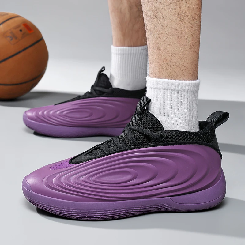 

Unisex Basketball Sneakers, Soft Comfortable Insole, Anti Slip Wear Resistance, Fashion Color Matching, Daily Training Outdoor