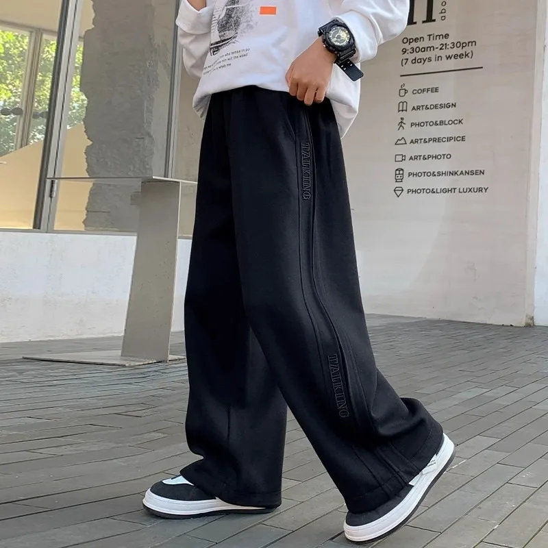 4-14 Jahre Jungen Jogginghose UNITIM 2026 Herbst Jugendliche Jungen Gerade Hose Lockerer Elastischer Bund Junior Jungen Vielseitige Hose – Detail 2