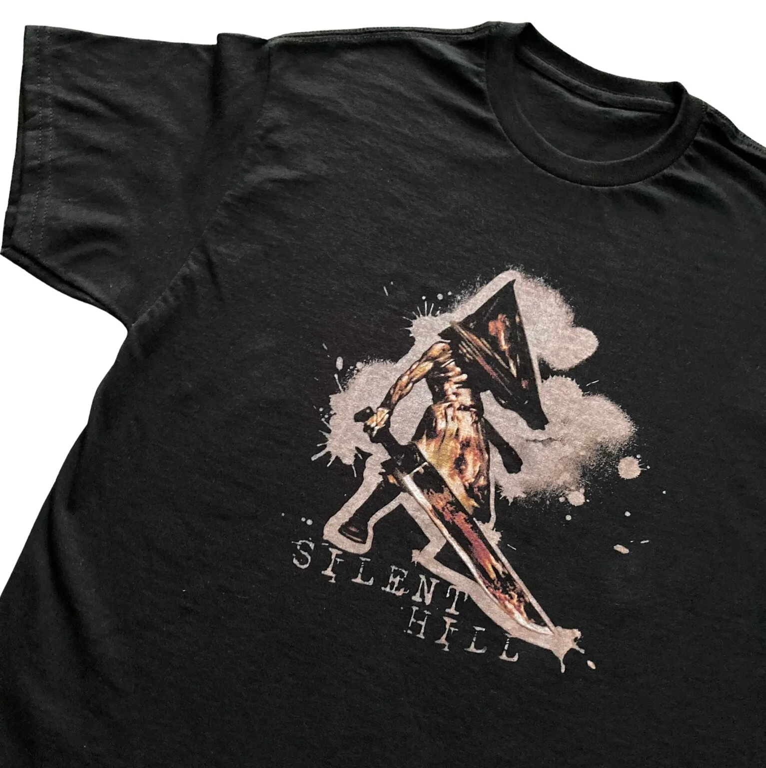 ФУТБОЛКА PYRAMID HEAD Silent Hill 2, ФУТБОЛКА ДЖЕЙМС Ужасы - GILDAN - ВЫСОКОКАЧЕСТВЕННАЯ МУЖСКАЯ Одежда, забавная мужская футболка, верхняя мужская одежда