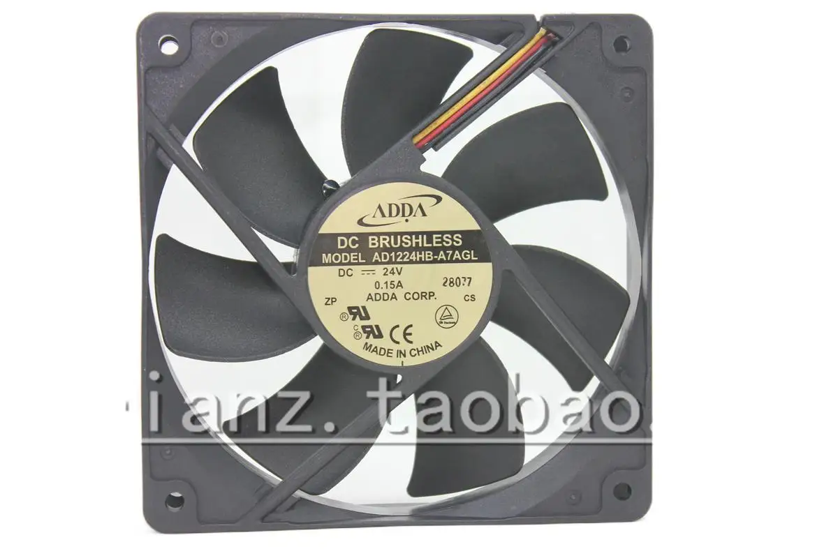 AD1224HB-A7AGL 12CM 12025 24V 0.15A three-wire Detection Function Fan
