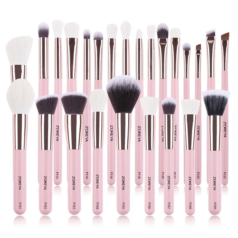 ZOREYA Makeup Set Brush Wholesale beauty tools Concealer eyeshadow Foundation Lip brush 25 makeup brush sets